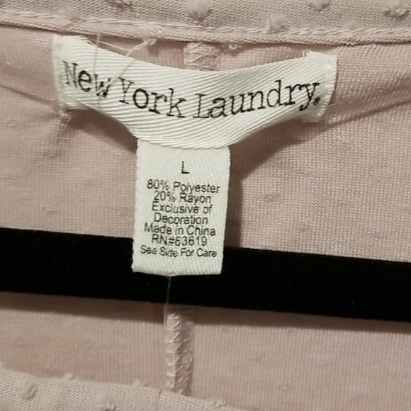 Nwt! New york laundry short sleeve shirt - Picture 3 of 6